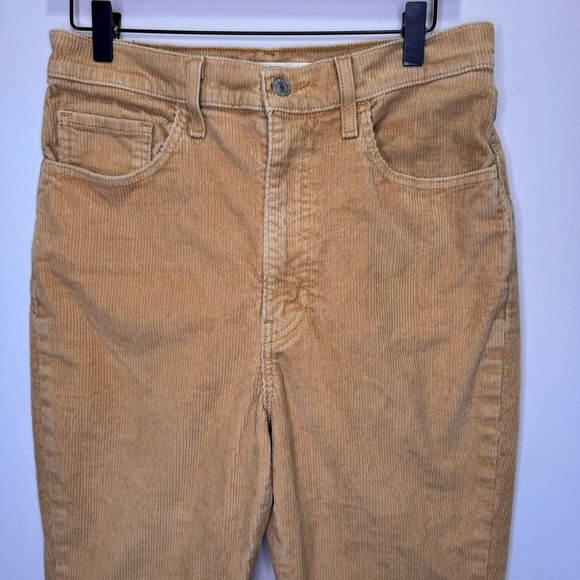 Levi's Ribcage Boot High Rise Tan Corduroy Pants Size 30 - Picture 7 of 16